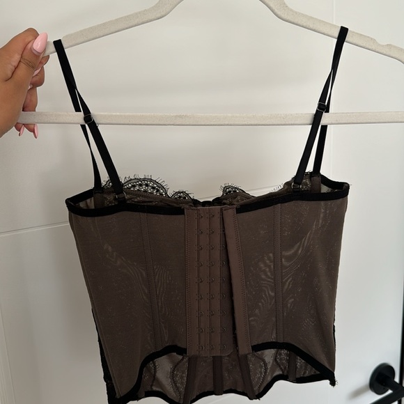 Urban Outfitters black lace corset - Picture 2 of 2